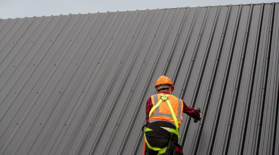 Professional metal roof installation services in Bunker Hill, IN